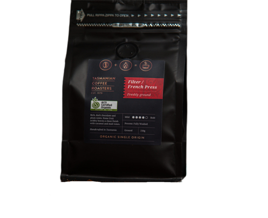French/Filter Press Tasmanian Coffee